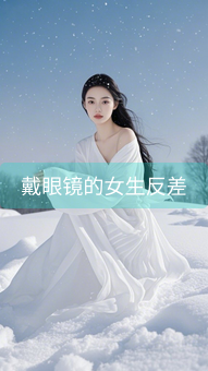 戴眼镜的女生反差